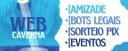 Discovery splash banner for Web Caverna Discord server