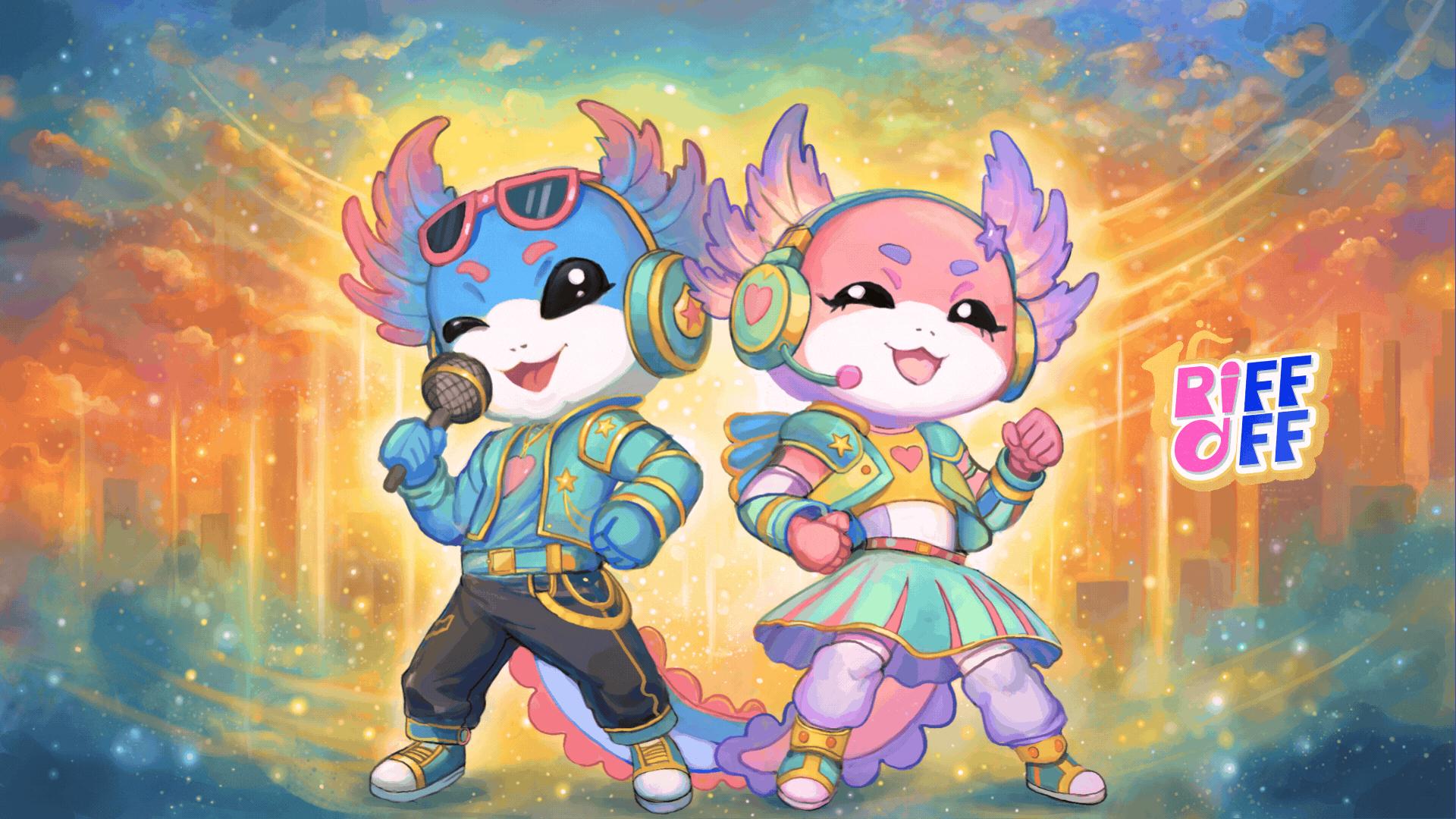 Discovery splash banner for 🎤 Riff-Off | Singing, Games, Daily Events, Community Discord server