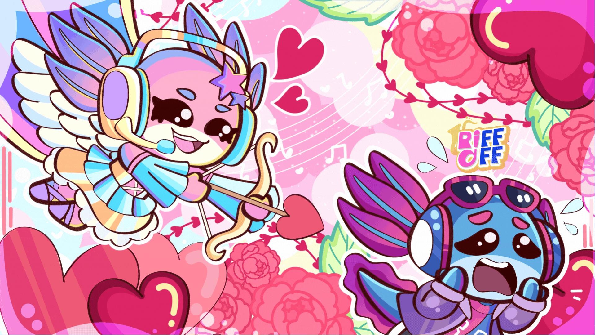 Discovery splash banner for 🎤 Riff-Off | Singing, Games, Daily Events, Community Discord server