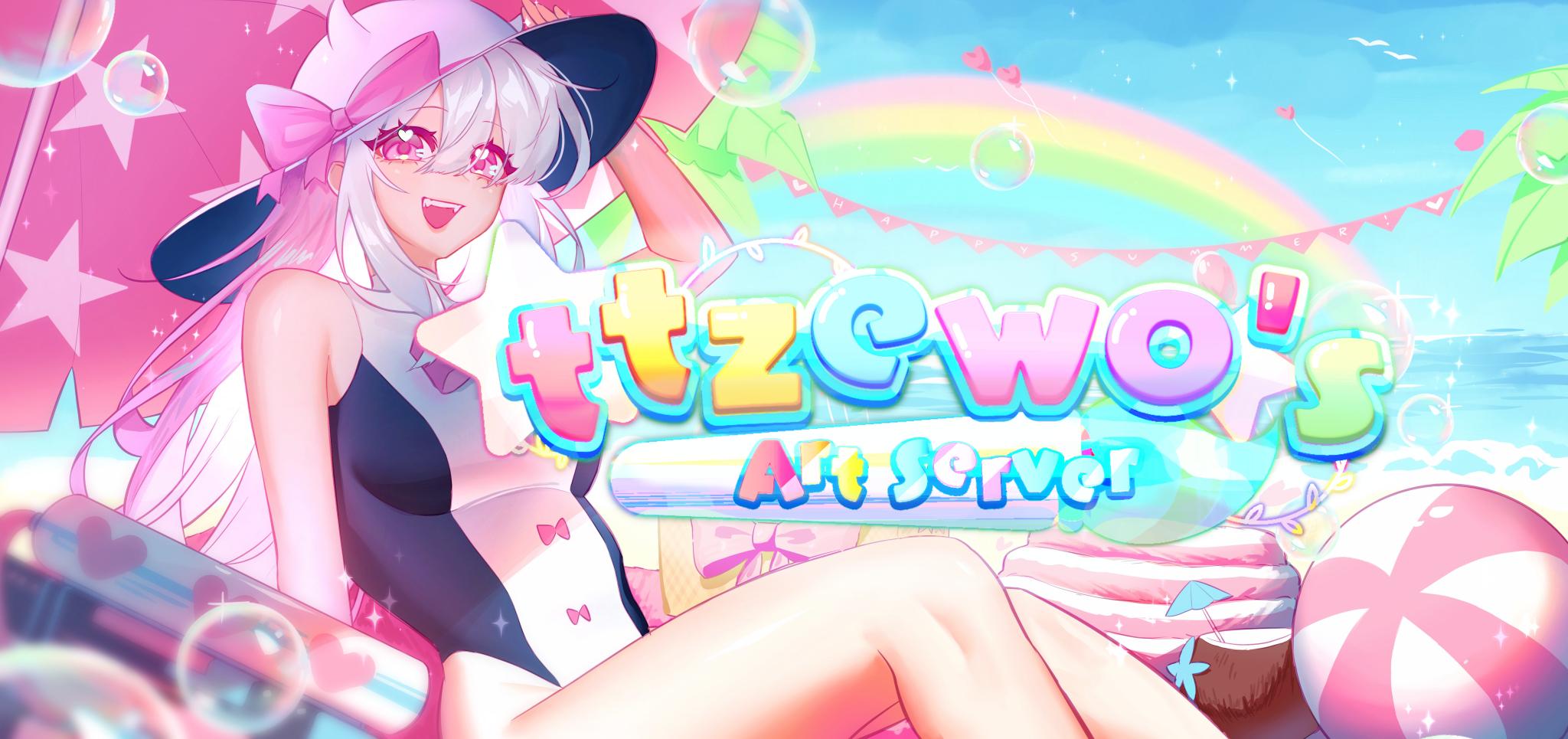 Discovery splash banner for 🎨 ttzewo's art café 🍧 ART ⋆ GFX ﹕ social ⋆ commissions ⋆ roblox ⋆ design ⋆ emotes ⋆ decor ⋆ help Discord server