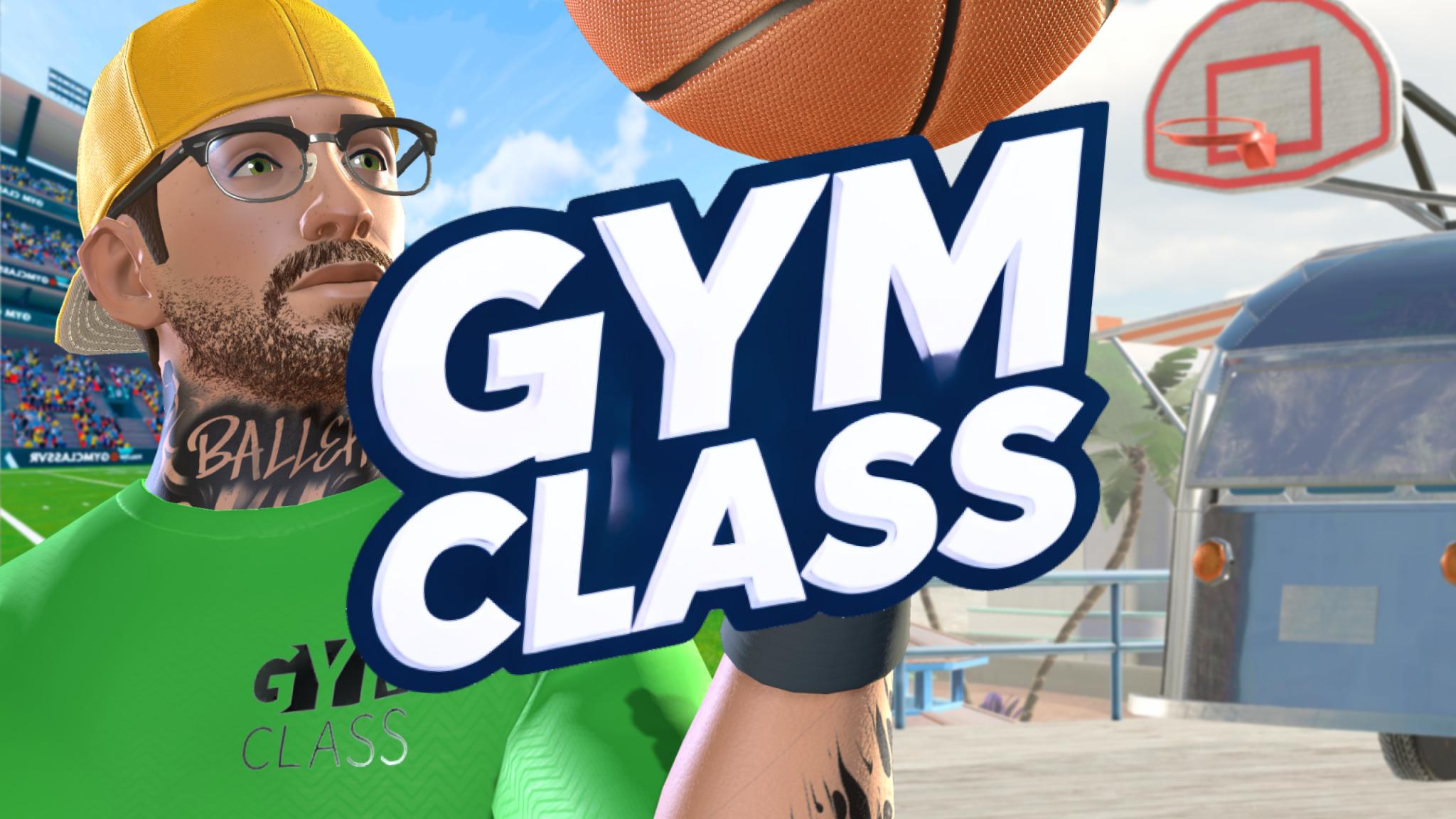 Discovery splash banner for Gym Class VR Discord server