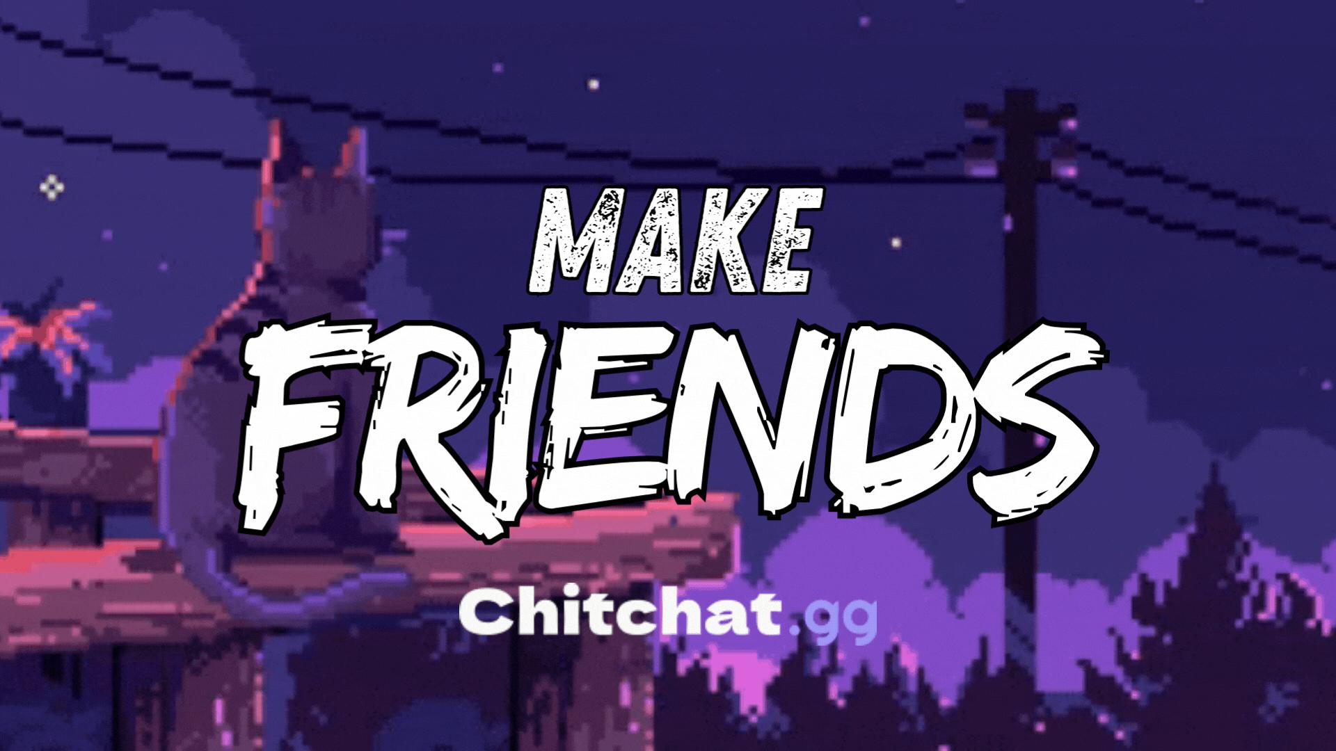 Discovery splash banner for Chitchat.gg - Make friends Discord server