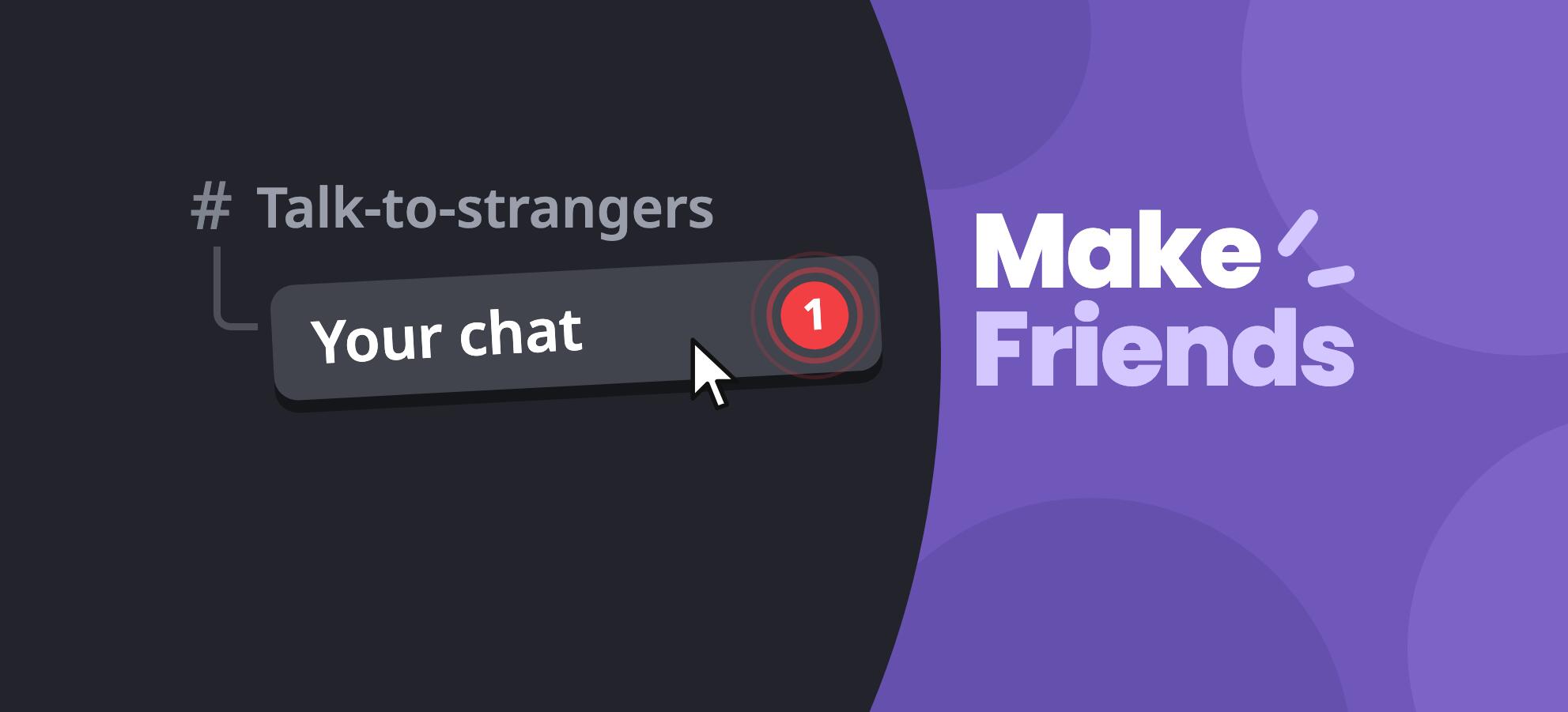 Discovery splash banner for Chitchat.gg - Make friends Discord server