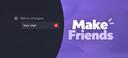 Discovery splash banner for Chitchat.gg - Make friends Discord server
