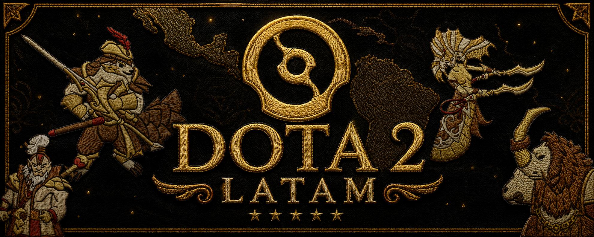 Discovery splash banner for DOTA 2 LATAM Discord server