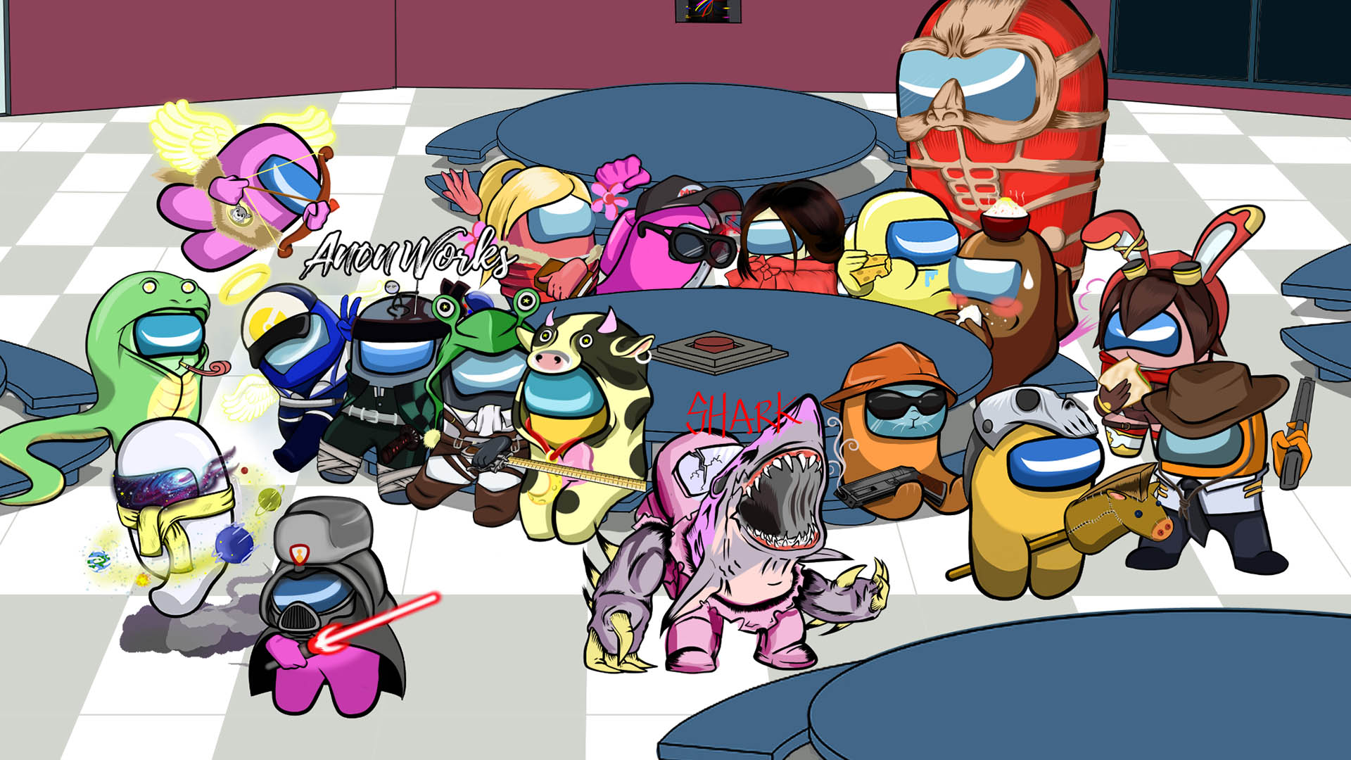 Discovery splash banner for AnonWorks Fam Discord server