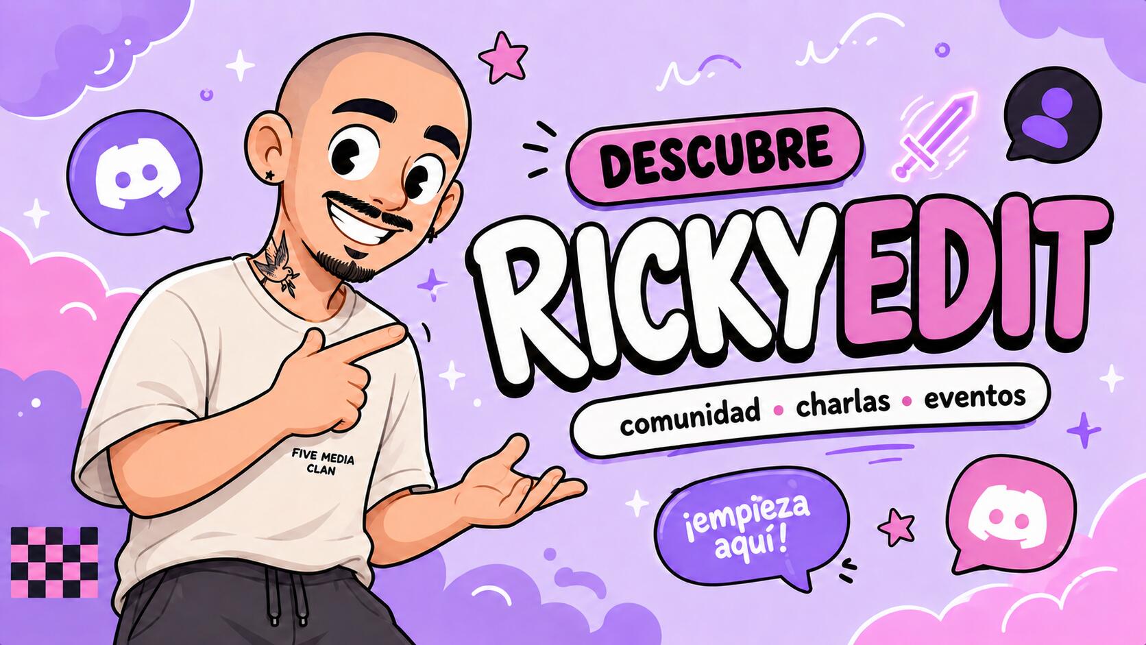 Discovery splash banner for rick Discord server