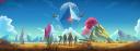 Discovery splash banner for No Mans Sky Hub Discord server