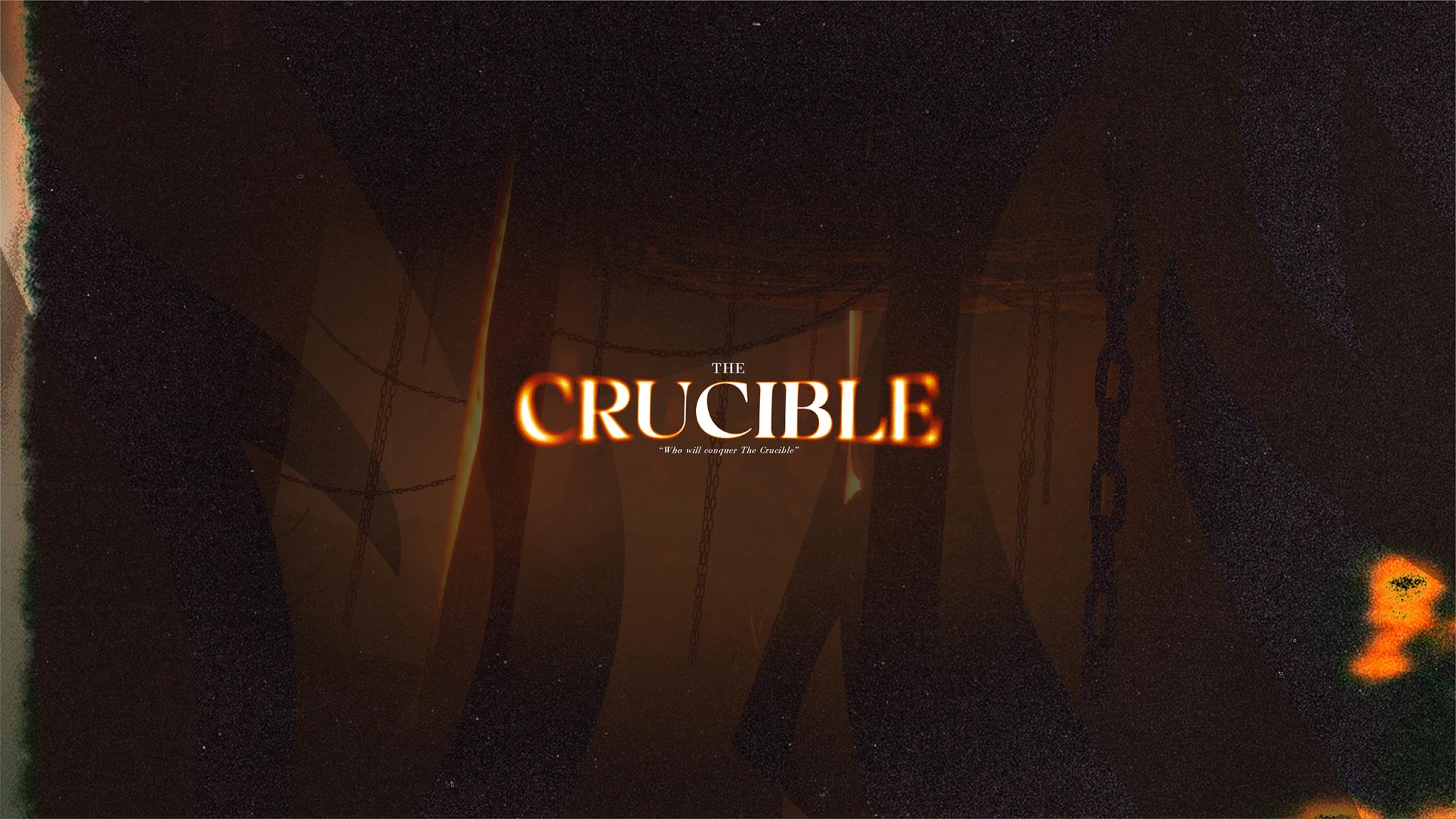 Discovery splash banner for THE CRUCIBLE Discord server
