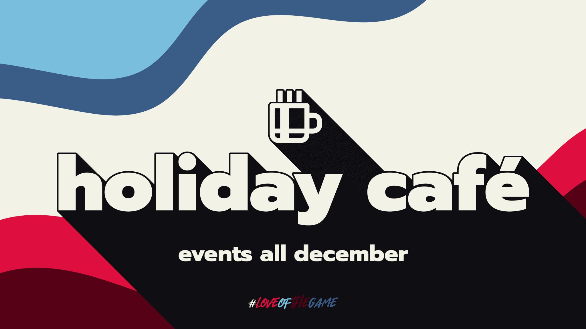 Discovery splash banner for Holiday Café Discord server