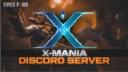 Discovery splash banner for X-MANIA Discord server