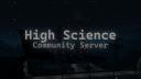 Discovery splash banner for Highest of Sciences Discord server