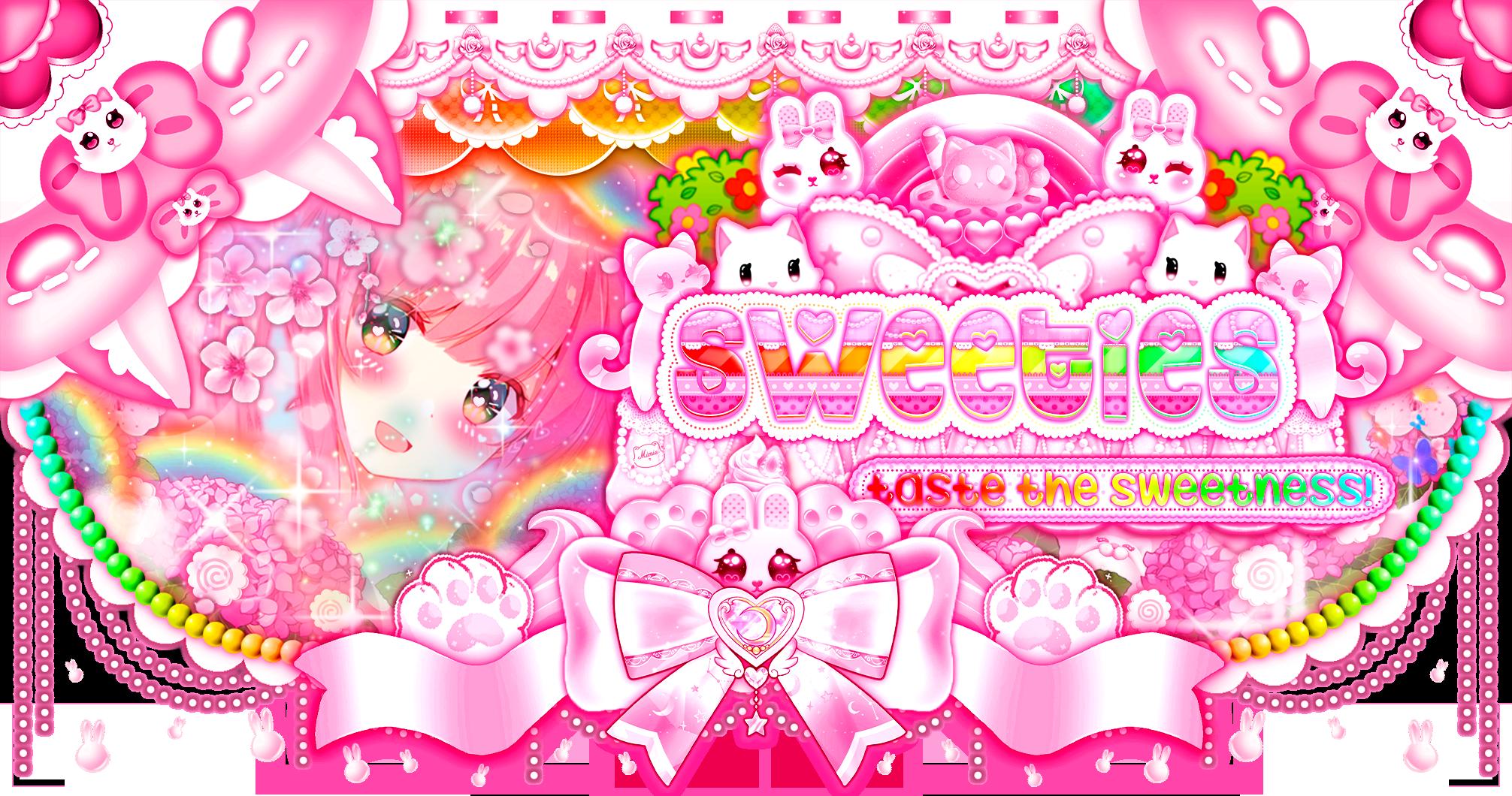 Discovery splash banner for ₊˚✿🌸ଓ sweeties 🍥 cutesy #road to 26K+| lgbtq+ | giveaways | wholesome | sys friendly | server tag Discord server