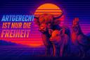Discovery splash banner for Tierfreunde Vegan 💚 Discord server