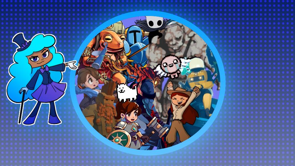 Discovery splash banner for Indie Games Discord server