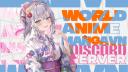 Discovery splash banner for World Anime/Manga VN Discord server