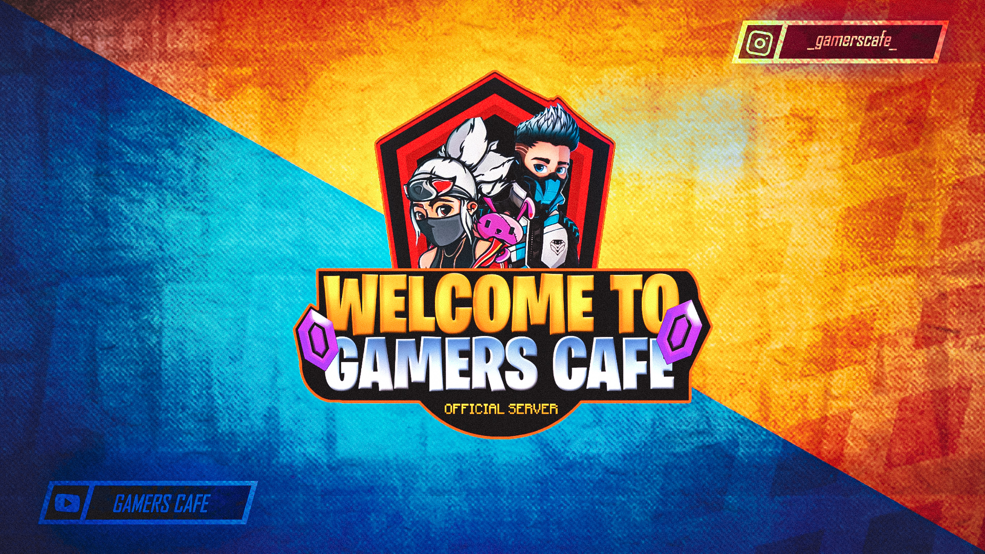 Discovery splash banner for GAMERS CAFE 🍁 Discord server
