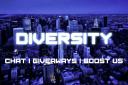 Discovery splash banner for Diversity Discord server