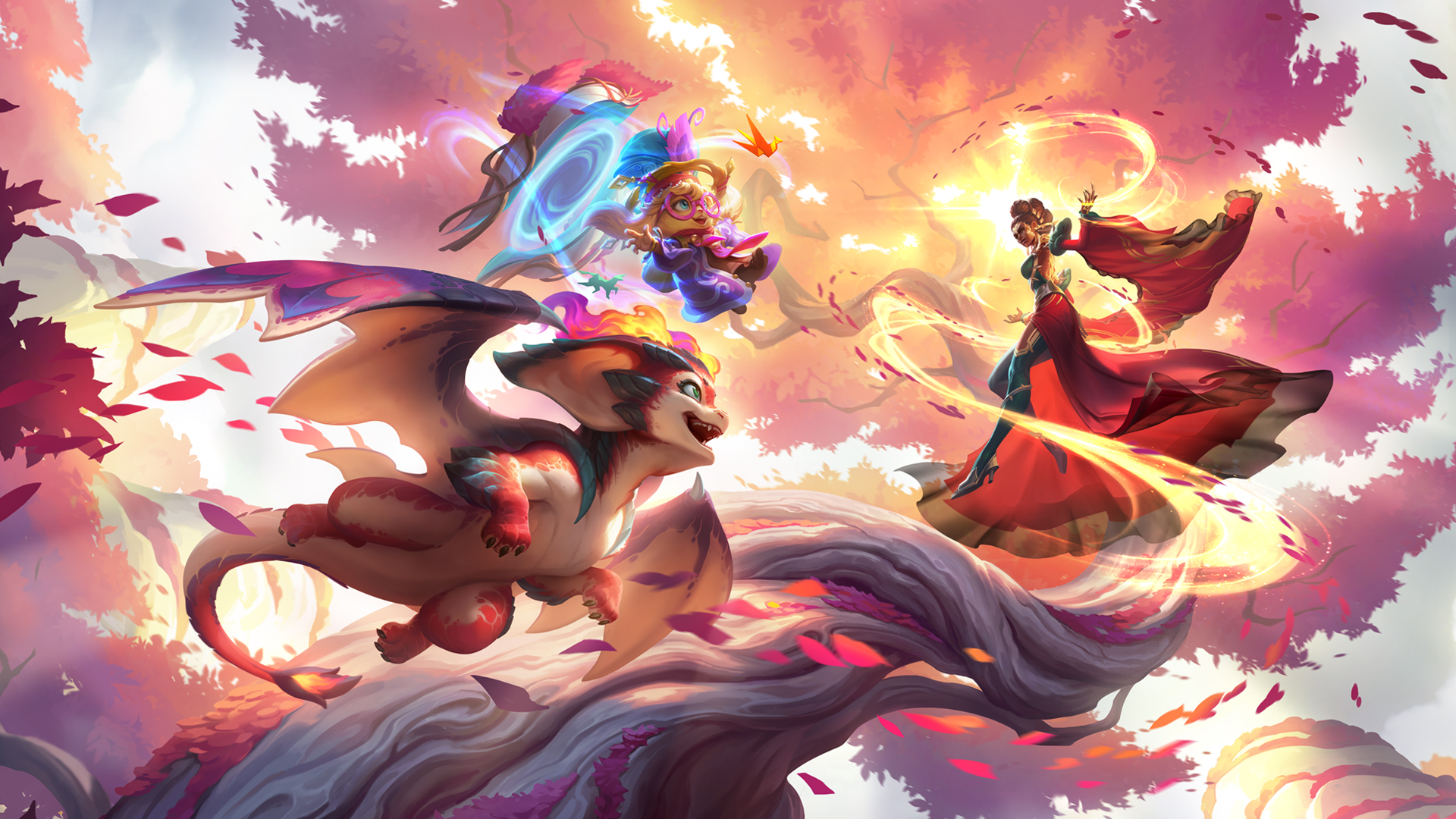 Discovery splash banner for LoL Wild Rift Español Discord server