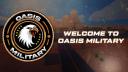 Discovery splash banner for Oasis Military Discord server