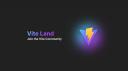 Discovery splash banner for Vite Land Discord server