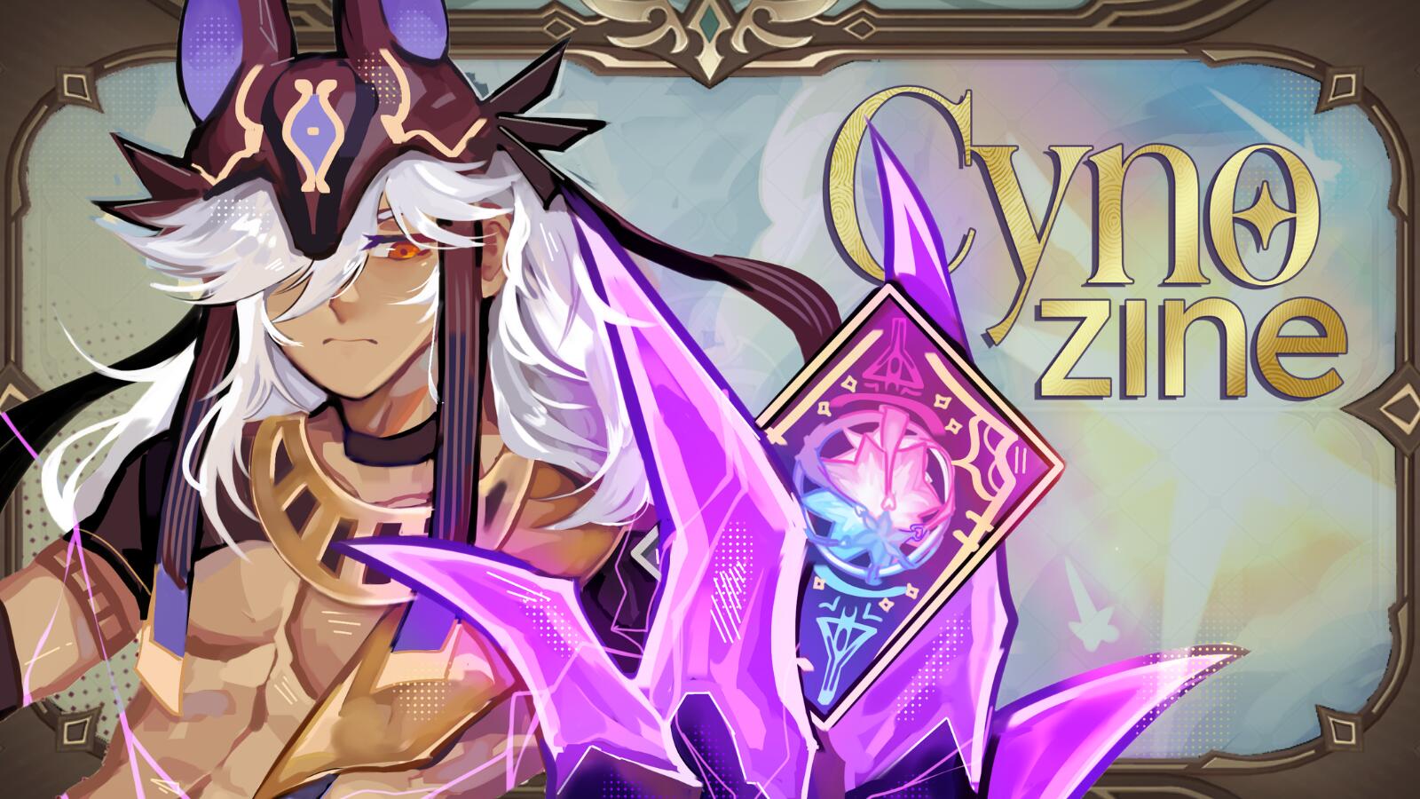 Discovery splash banner for Cyno Mains | Genshin Impact Discord server