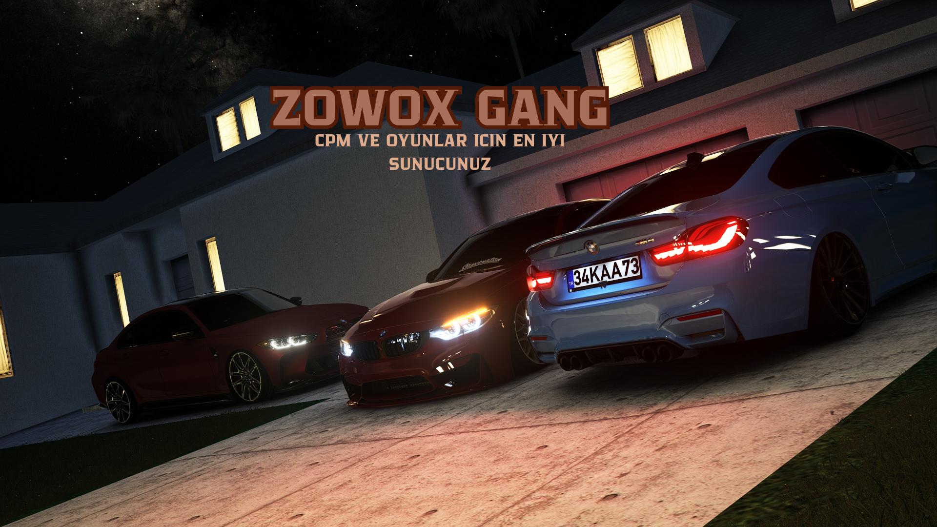 Discovery splash banner for ZOWOX GANG #BAŞLIYORUZ Discord server