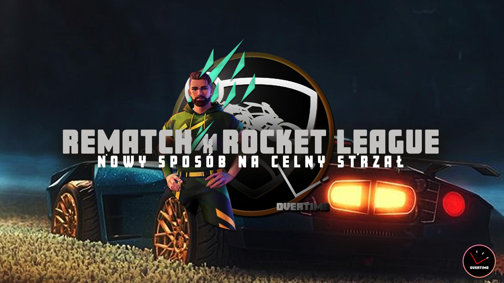 Discovery splash banner for Rematch x Rocket League Polska -🕐Overtime Discord server