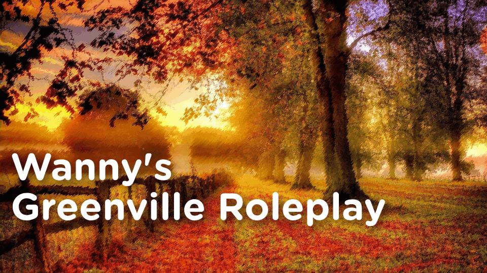 Discovery splash banner for Wanny's Greenville Roleplay Discord server
