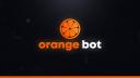 Discovery splash banner for Orange Bot | Vinted Discord server