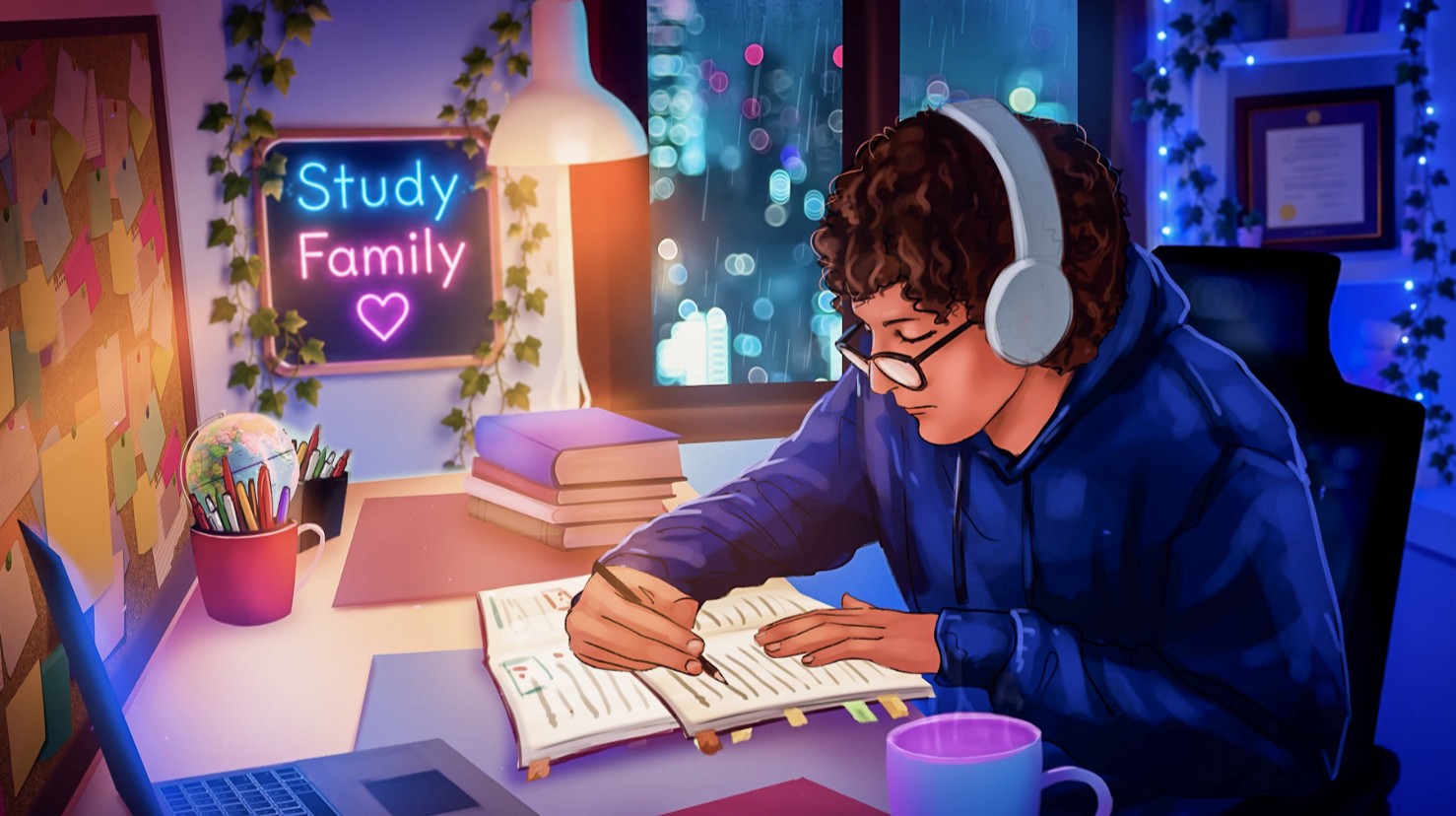 Discovery splash banner for Enrico's Study Family Discord server