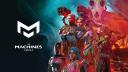 Discovery splash banner for The Machines Arena Discord server