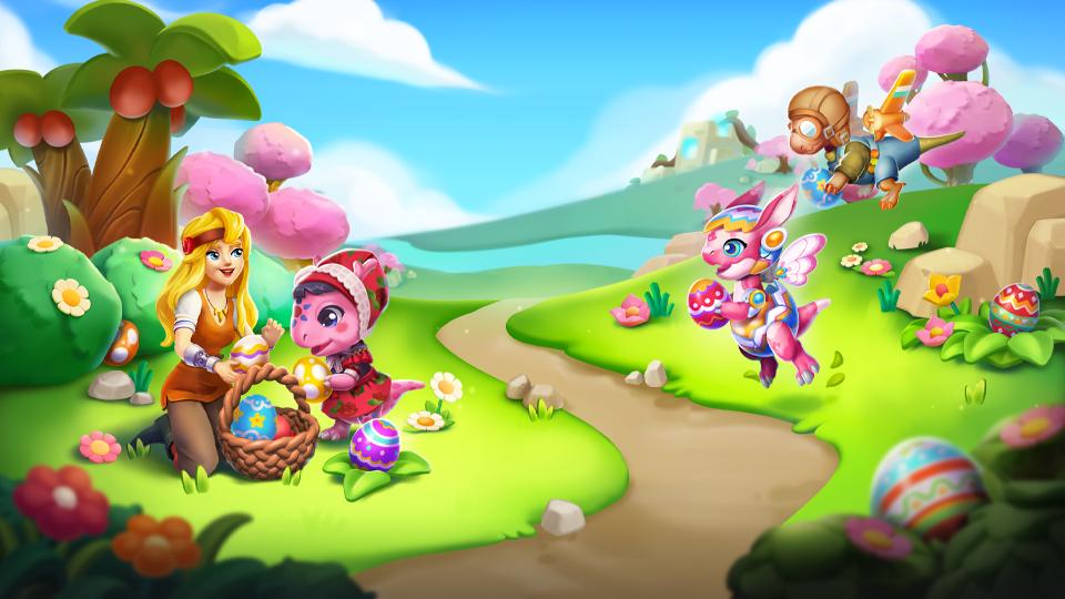 Discovery splash banner for Dragon Mania Legends Discord server