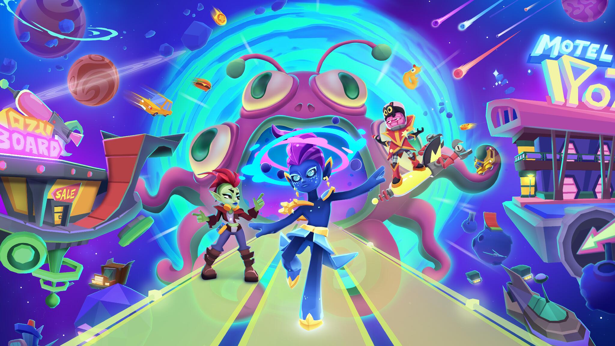 Discovery splash banner for Subway Surfers Discord server