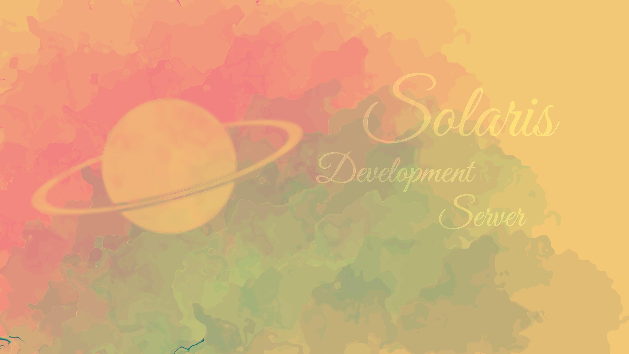Discovery splash banner for Solaris Development Discord server
