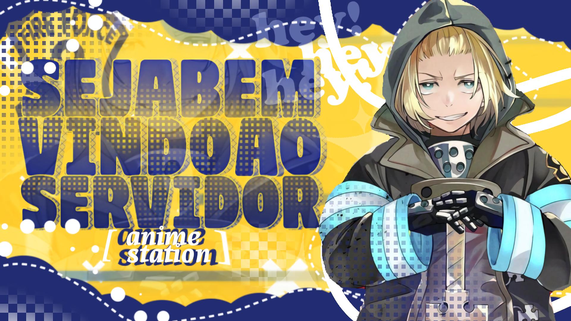 Discovery splash banner for Anime Station Discord server