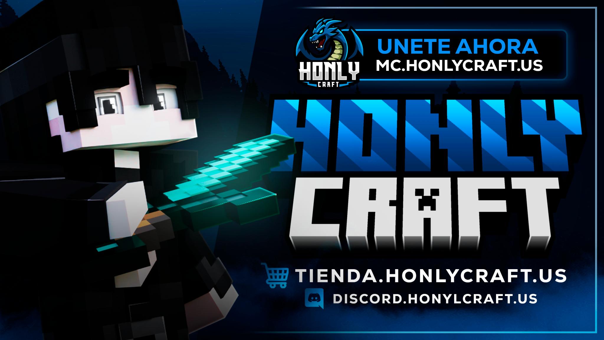Discovery splash banner for HonlyCraft Discord server