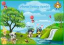 Discovery splash banner for Animal Crossing Español ☀ Discord server
