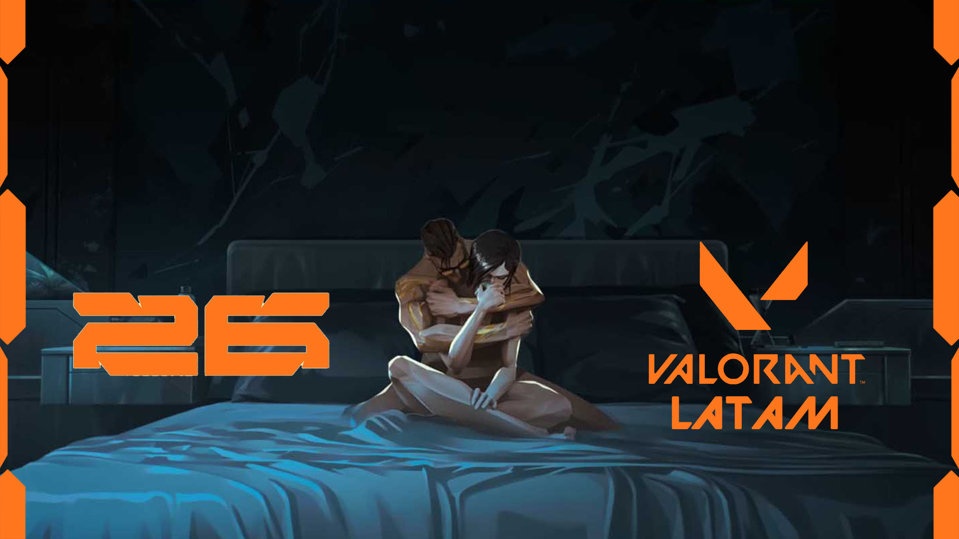 Discovery splash banner for VALORANT LATAM OFICIAL Discord server