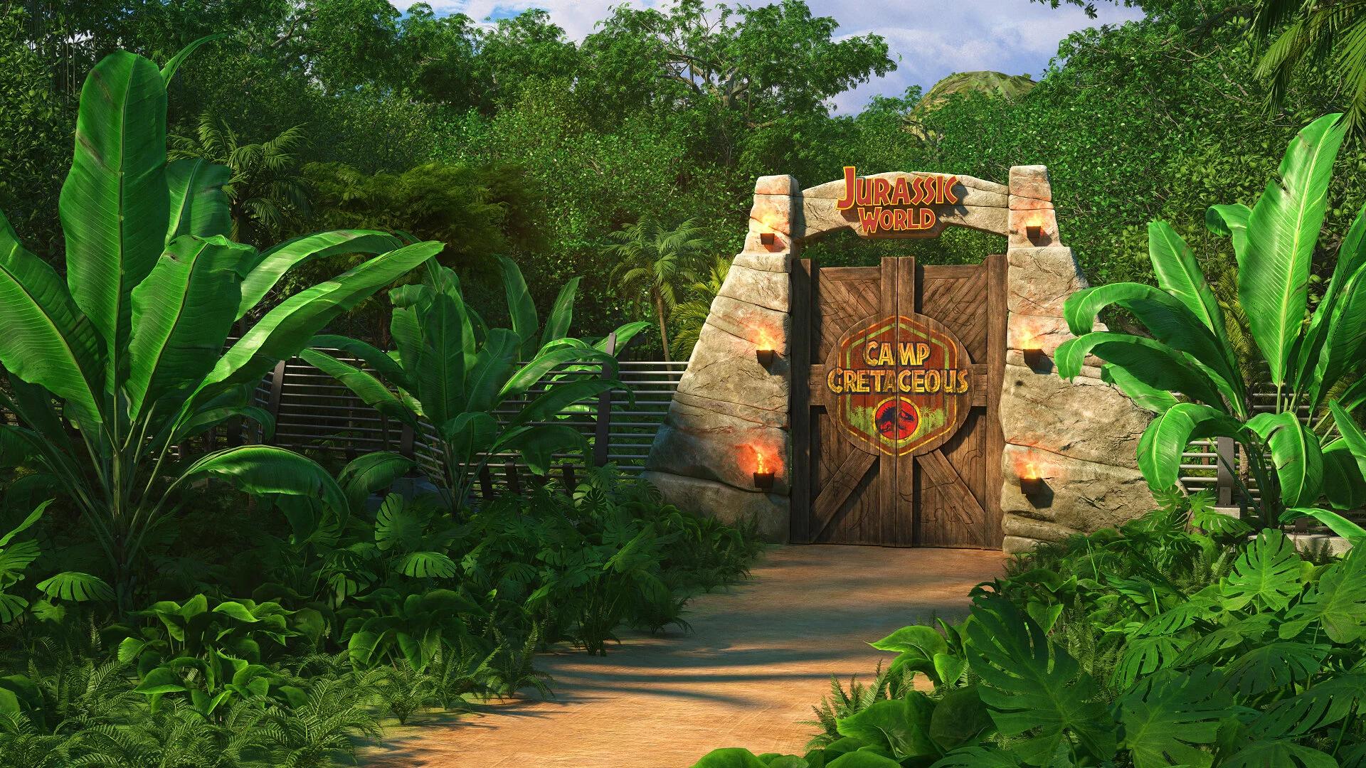 Discovery splash banner for Jurassic World Discord server
