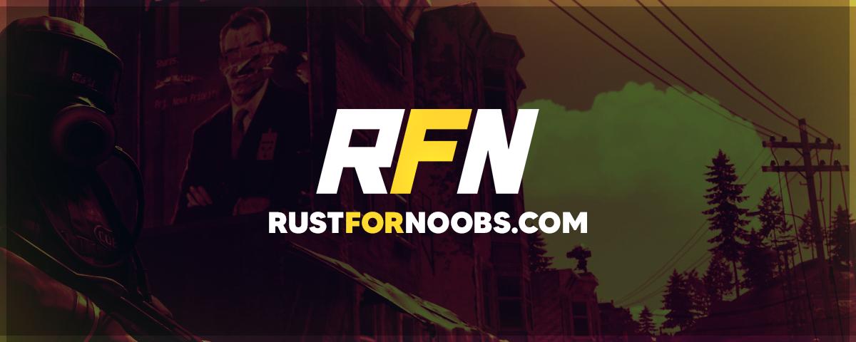 Discovery splash banner for RustForNoobs.com Discord server