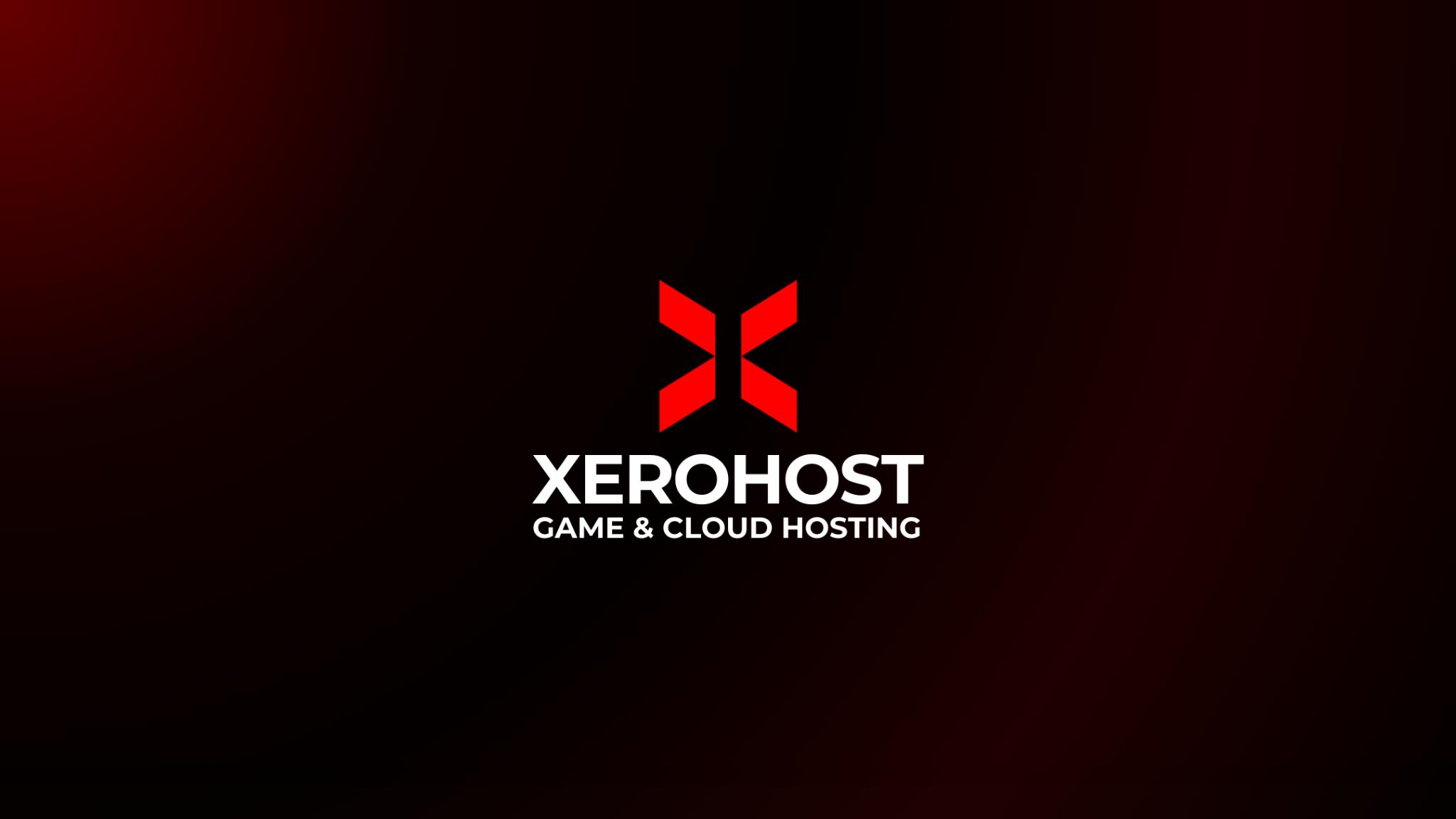 Discovery splash banner for XeroHost • Cloud & Game Hosting Discord server