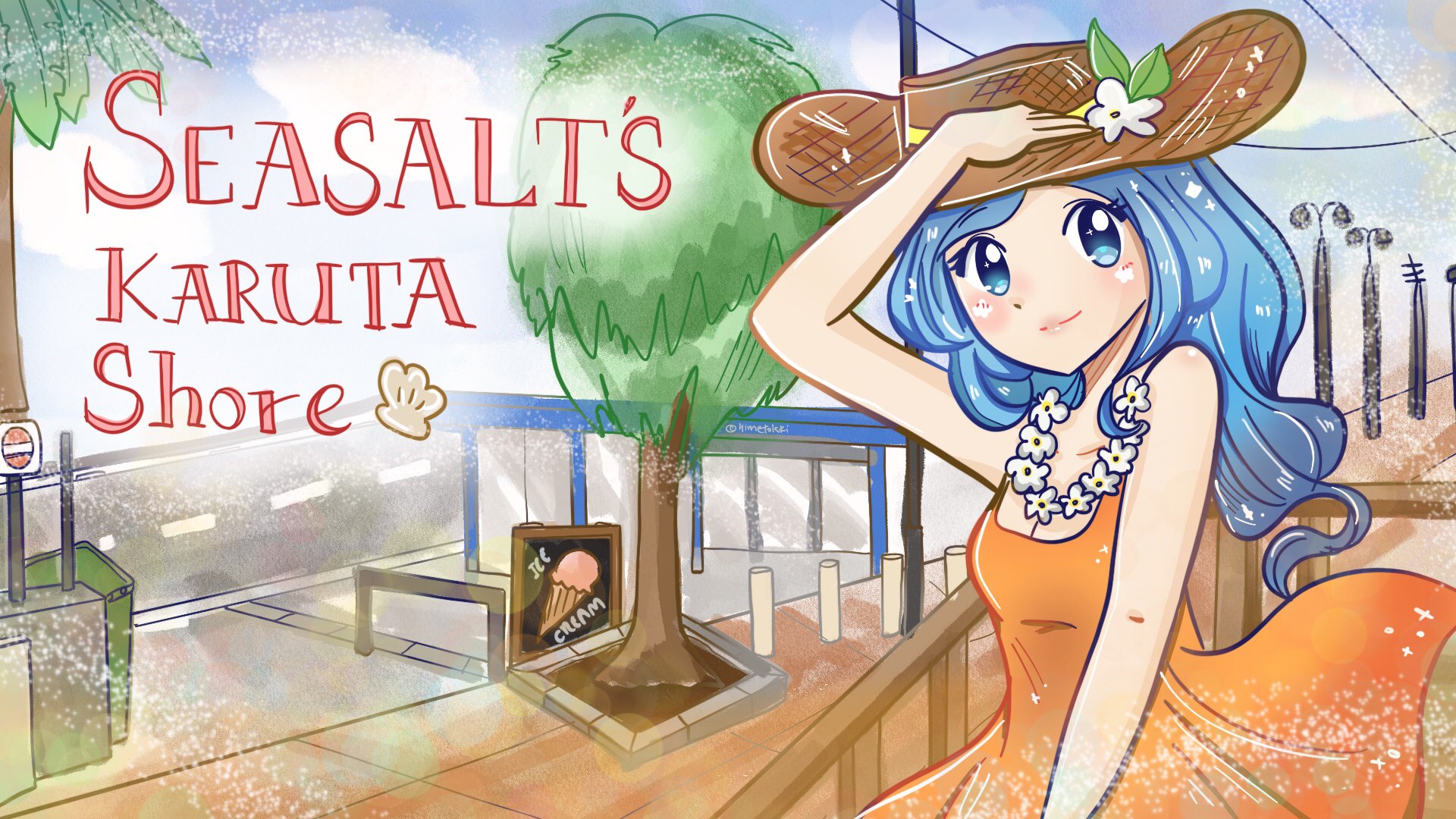 Discovery splash banner for Seasalt's Karuta Shore Discord server
