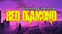 Discovery splash banner for RED DIAMOND™ | Community • Social • Chill • Gwys • Gaming • Pfp • More Discord server