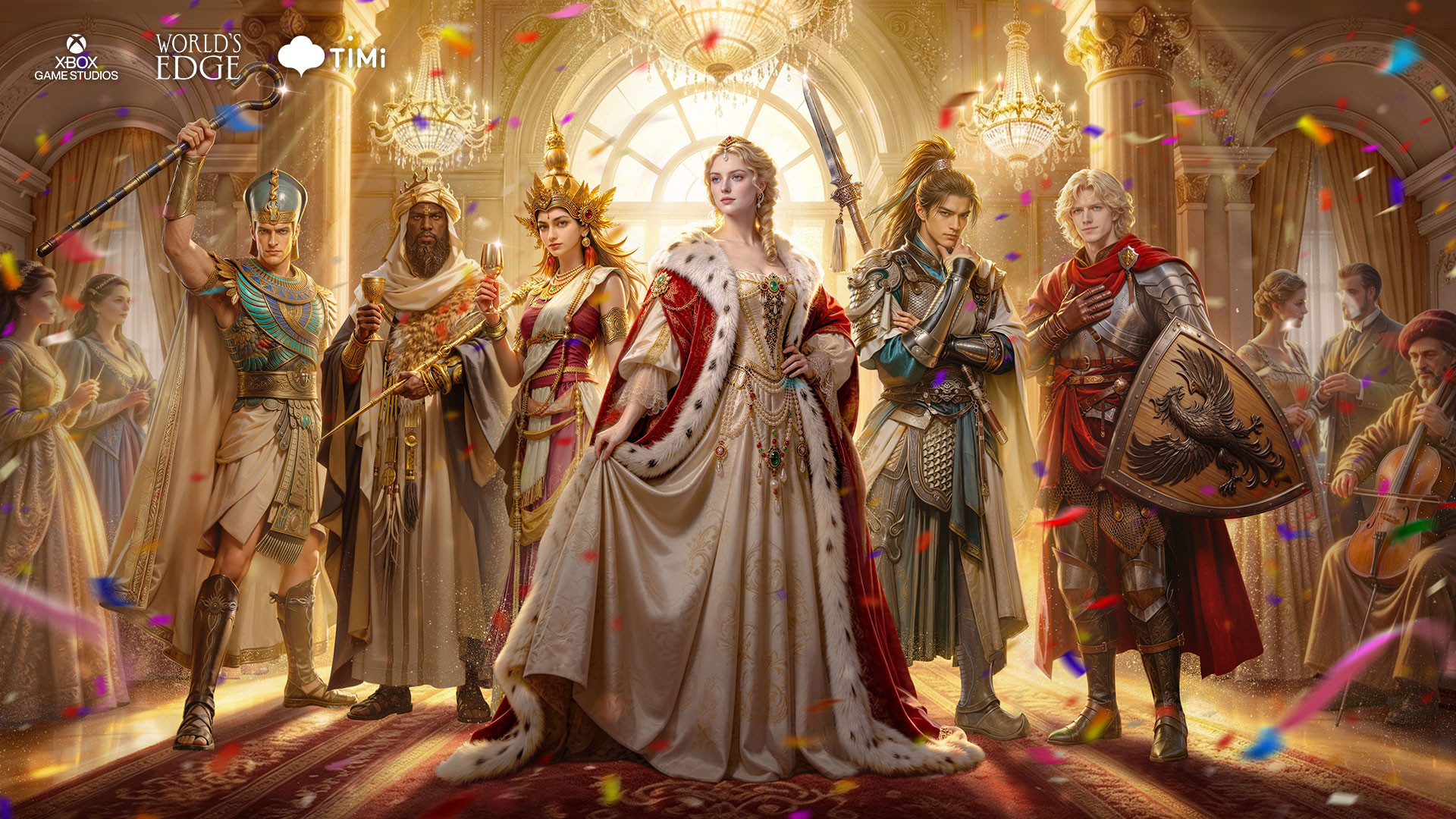 Discovery splash banner for Age of Empires Mobile Discord server