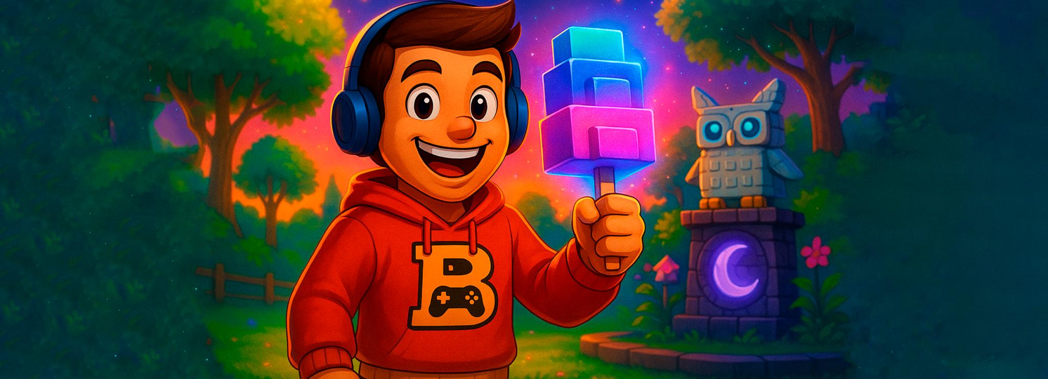 Discovery splash banner for Canal do Bin - Free Fire e Roblox Discord server