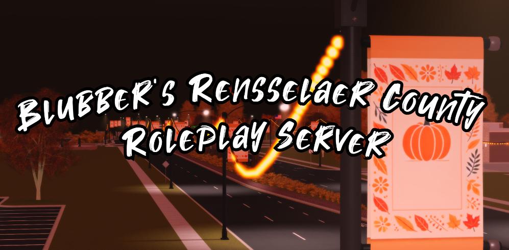 Discovery splash banner for Blubber’s Rensselaer County Roleplay Discord server