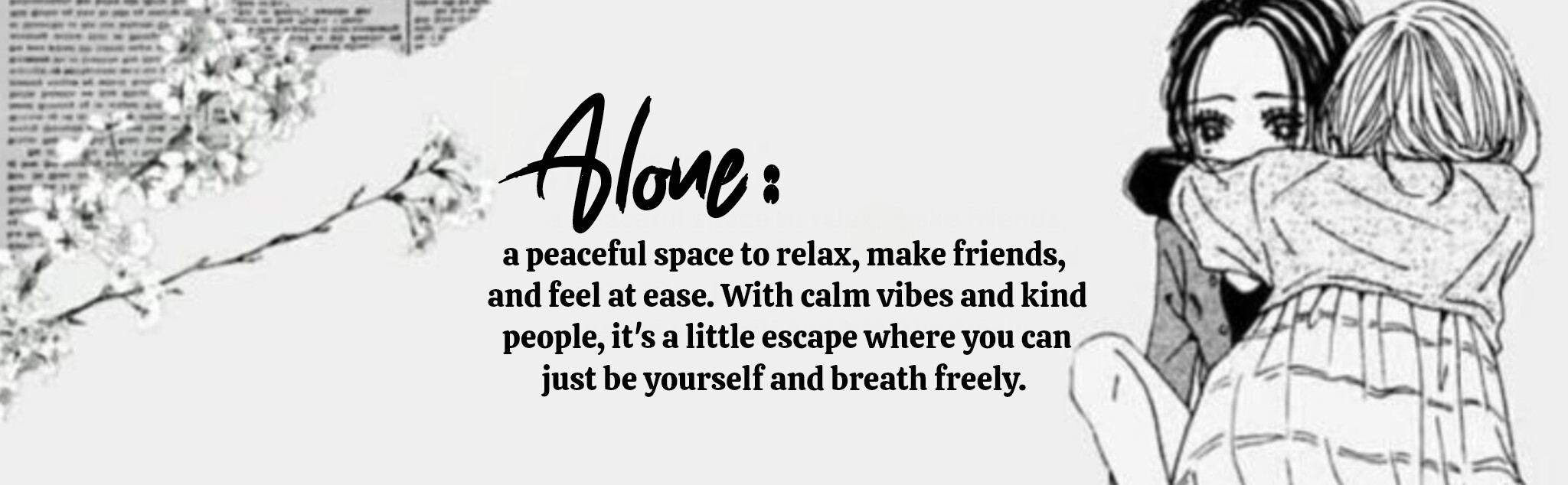 Discovery splash banner for ALONE HOMETOWN™ || Chilling Indian Community • Hindi • Active • Fun (Masti) • Hangout • Vc Discord server