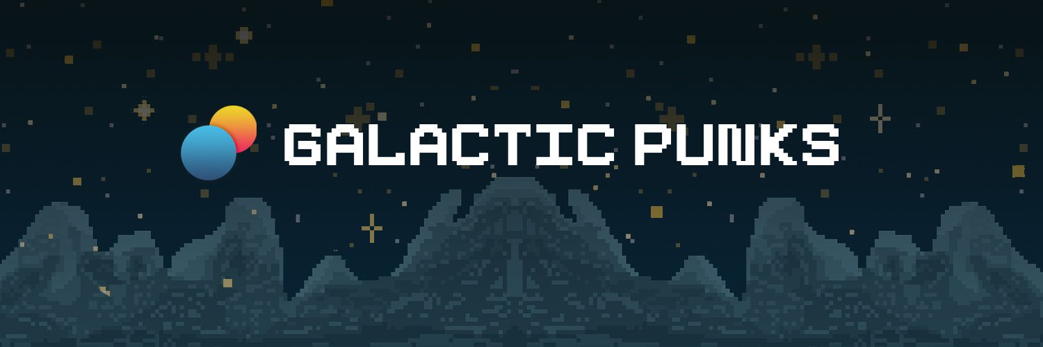 Discovery splash banner for Galactic Punks Discord server