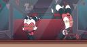 Discovery splash banner for Vivziepop Unofficial (Hazbin Hotel / Helluva Boss) Discord server